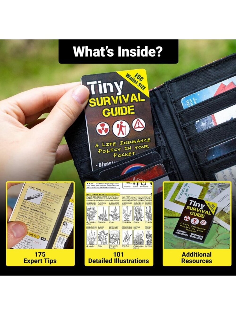 Compact Survival Guide – Essential EDC Pocket Handbook for Camping, Hiking - Picture 6 of 9
